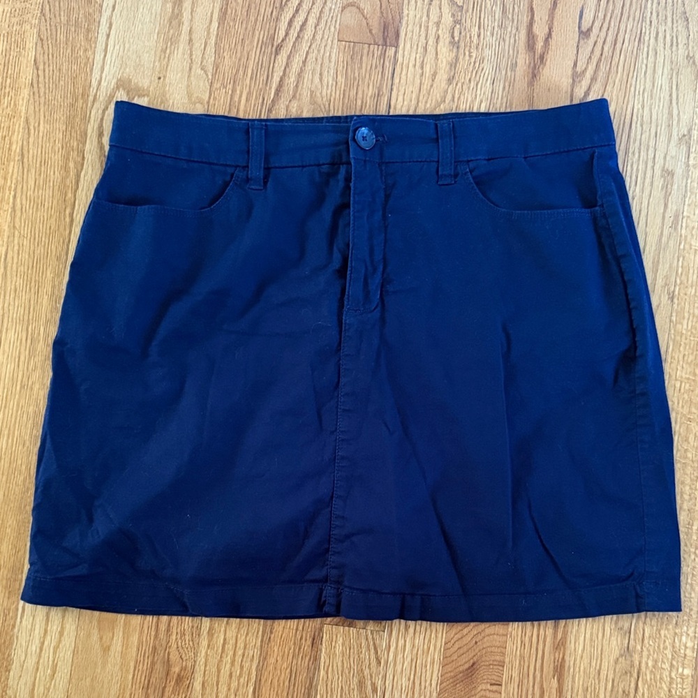 Croft & Barrow Navy Blue Skorts Skirt Women's 16